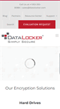 Mobile Screenshot of datalocker.com